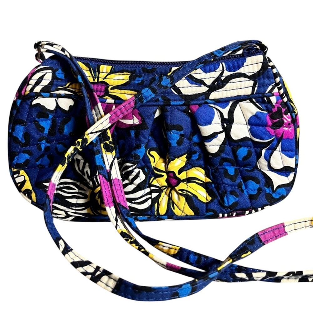 VERA BRADLEY FRANNIE AFRICAN VIOLET CROSSBODY